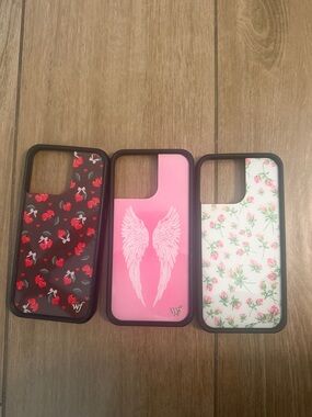 Pink Wing iPhone Case | Floral & Cherry Design Options 15 iPhone pro max